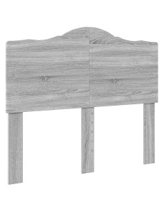 Testiera con testiera Grigio Sonoma 135 cm Legno multistrato 2