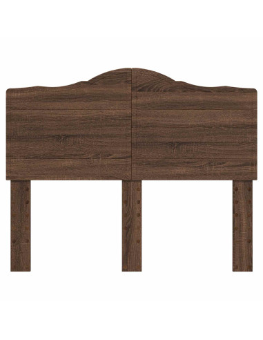 Testiera con testiera Rovere Marrone 135 cm Legno multistrato