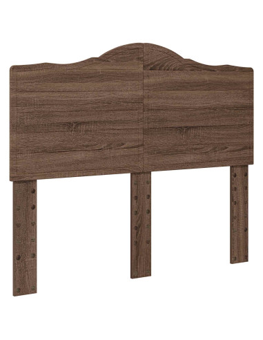 Testiera con testiera Rovere Marrone 120 cm Legno multistrato