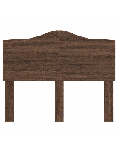 Testiera con testiera Rovere Marrone 120 cm Legno multistrato