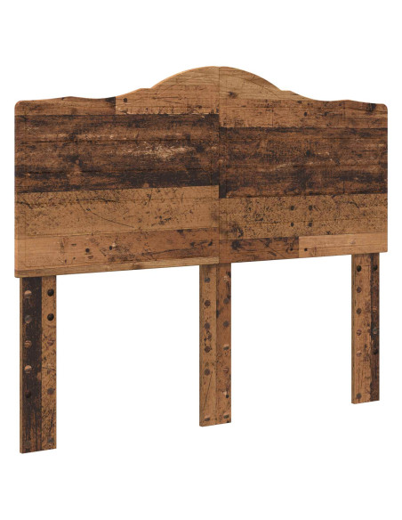 Testiera con testiera Legno vecchio 120 cm Legno multistrato