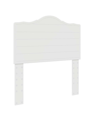 Testiera con testiera Bianco Lucido 100 cm Legno multistrato