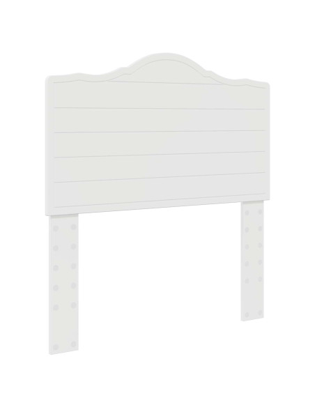 Testiera con testiera Bianco Lucido 100 cm Legno multistrato