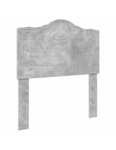 Testiera con testiera Grigio cemento 90 cm Legno multistrato 2