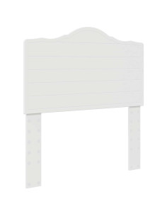 Testiera con testiera Bianco 80 cm Legno multistrato 2