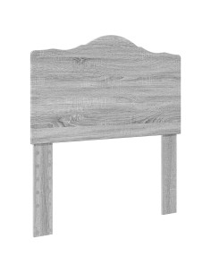 Testiera con testiera Grigio Sonoma 80 cm Legno multistrato 2