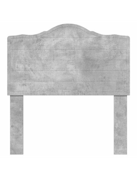 Testiera con testiera Grigio cemento 75 cm Legno multistrato
