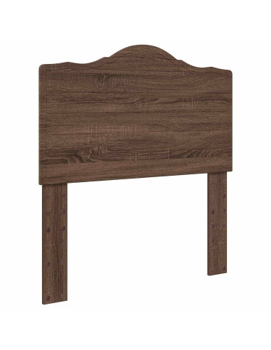 Testiera con testiera Rovere Marrone 75 cm Legno multistrato