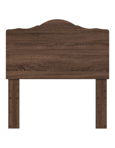 Testiera con testiera Rovere Marrone 75 cm Legno multistrato