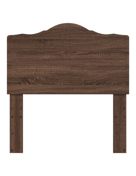 Testiera con testiera Rovere Marrone 75 cm Legno multistrato