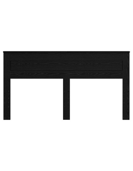 Testiera con testiera Rovere Nero 200 cm Legno multistrato