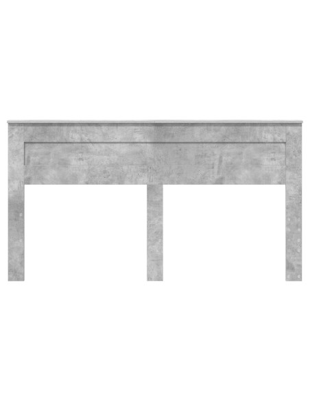 Testiera con testiera Grigio cemento 200 cm Legno multistrato