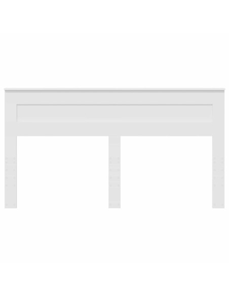 Testiera con testiera Bianco 180 cm Legno multistrato