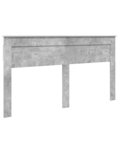 Testiera con testiera Grigio cemento 180 cm Legno multistrato 2