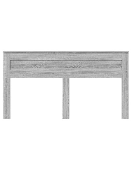 Testiera con testiera Grigio Sonoma 180 cm Legno multistrato