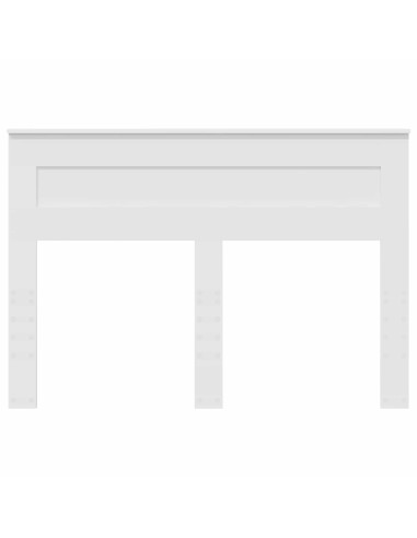 Testiera con testiera Bianco 160 cm Legno multistrato