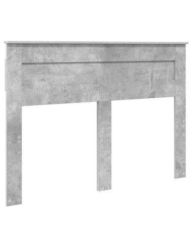 Testiera con testiera Grigio cemento 160 cm Legno multistrato