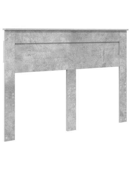Testiera con testiera Grigio cemento 160 cm Legno multistrato