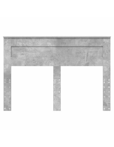 Testiera con testiera Grigio cemento 160 cm Legno multistrato