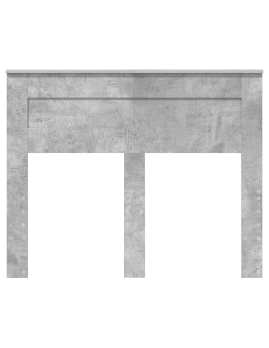 Testiera con testiera Grigio cemento 120 cm Legno multistrato