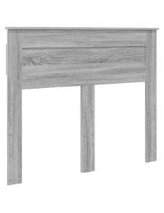 Testiera con testiera Grigio Sonoma 120 cm Legno multistrato 2