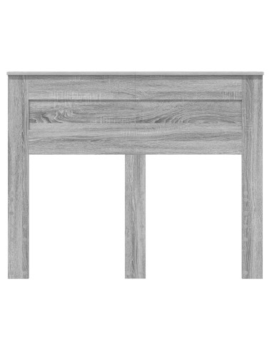 Testiera con testiera Grigio Sonoma 120 cm Legno multistrato