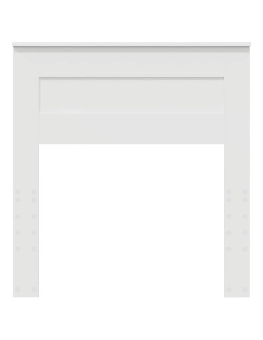 Testiera con testiera Bianco 100 cm Legno multistrato