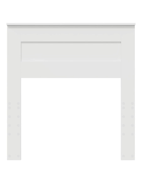 Testiera con testiera Bianco 100 cm Legno multistrato