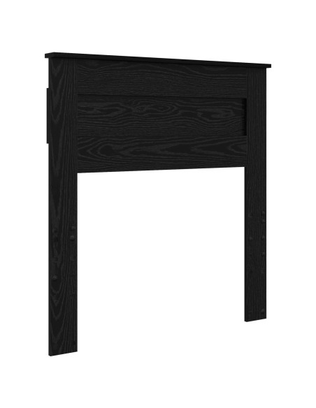 Testiera con testiera Rovere Nero 100 cm Legno multistrato