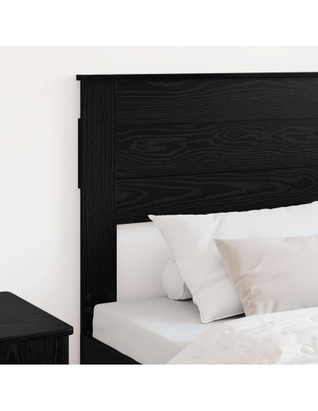 Testiera con testiera Rovere Nero 100 cm Legno multistrato