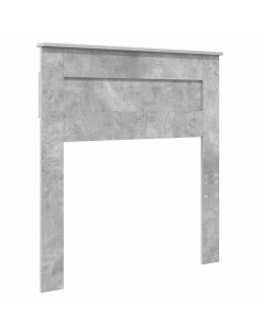 Testiera con testiera Grigio cemento 100 cm Legno multistrato 2