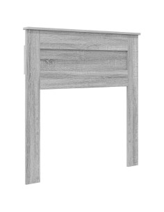 Testiera con testiera Grigio Sonoma 100 cm Legno multistrato 2