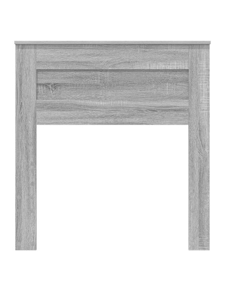 Testiera con testiera Grigio Sonoma 100 cm Legno multistrato