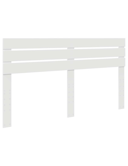 Testiera con testiera Bianco 200 cm Legno multistrato