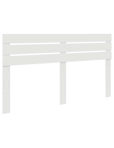Testiera con testiera Bianco 180 cm Legno multistrato