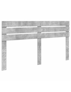 Testiera con testiera Grigio cemento 180 cm Legno multistrato 2