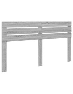 Testiera con testiera Grigio Sonoma 180 cm Legno multistrato 2