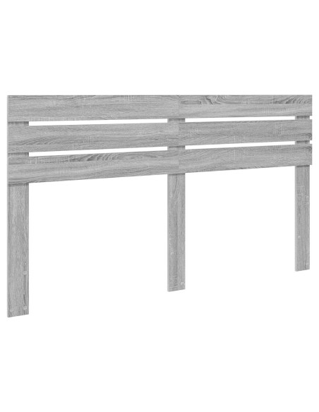 Testiera con testiera Grigio Sonoma 180 cm Legno multistrato