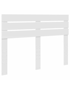 Testiera con testiera Bianco 150 cm Legno multistrato 2