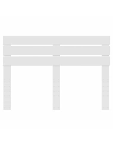 Testiera con testiera Bianco 150 cm Legno multistrato