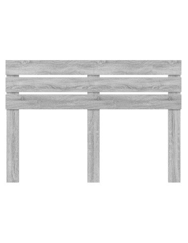 Testiera con testiera Grigio Sonoma 140 cm Legno multistrato