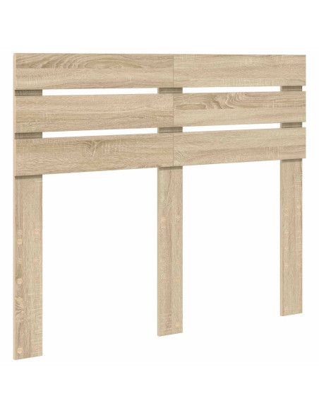 Testiera con testiera Rovere Sonoma 135 cm Legno multistrato