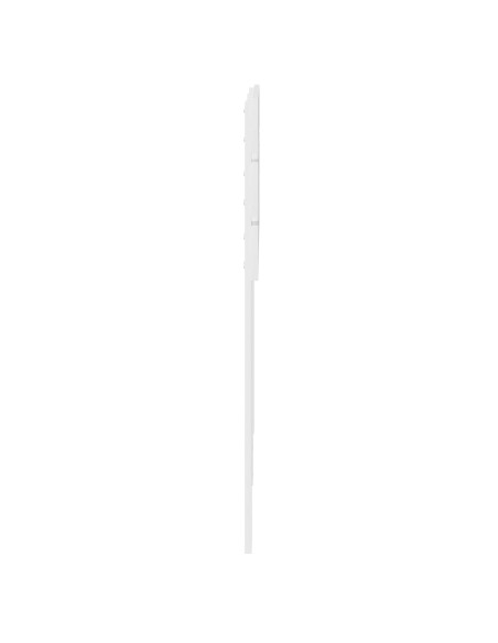 Testiera con testiera Bianco 120 cm Legno multistrato