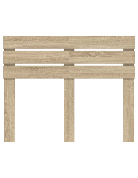 Testiera con testiera Rovere Sonoma 120 cm Legno multistrato