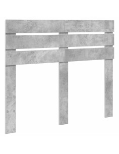 Testiera con testiera Grigio cemento 120 cm Legno multistrato 2