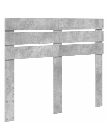 Testiera con testiera Grigio cemento 120 cm Legno multistrato