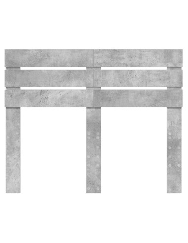 Testiera con testiera Grigio cemento 120 cm Legno multistrato