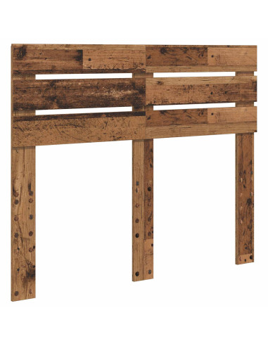 Testiera con testiera Legno vecchio 120 cm Legno multistrato