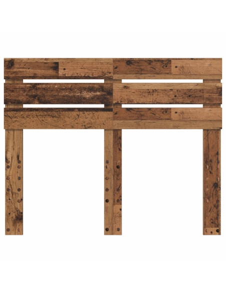 Testiera con testiera Legno vecchio 120 cm Legno multistrato