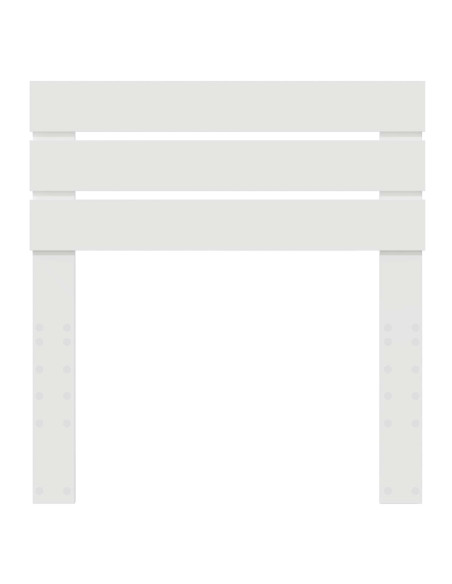 Testiera con testiera Bianco 90 cm Legno multistrato